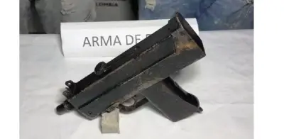 Capturan a dos hombres con subametralladora en Cartagena durante intento de fuga en cerro de la Popa