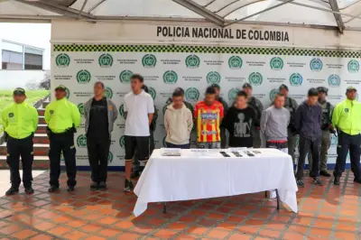 Capturan a ocho integrantes de 'Demetrio', brazo armado de La Cordillera en Eje Cafetero