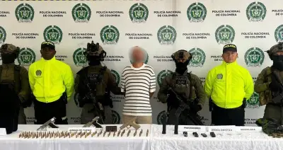 Capturan en Pereira a alias Kakín, cabecilla de la banda criminal 'Los Flacos'