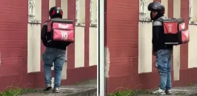 Conmoción en Bogotá por video de domiciliario exhibicionista en barrio Santa Isabel