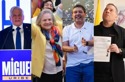 Cuatro candidaturas presidenciales ya son oficiales para suceder a Petro en 2026
