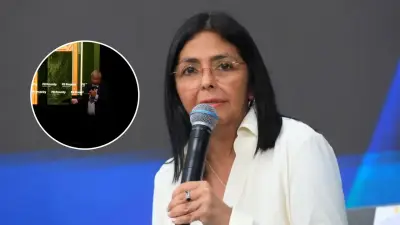 Delcy Rodríguez abandona foro en Miami antes de preguntas incómodas sobre Venezuela