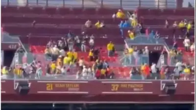 Disturbios en tribunas empañan amistoso de Colombia ante Francia en Washington D.C.
