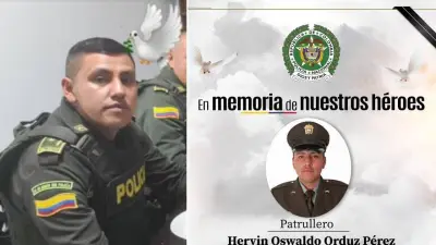 Dos presuntos asesinos del patrullero Orduz Pérez se entregan voluntariamente en Santander