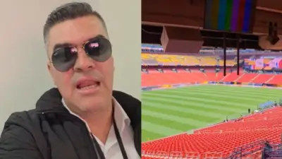 Eduardo Luis critica cabina de transmisión en partido Colombia vs Francia