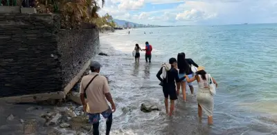 Erosión costera borra playa Cabo Tortuga en Santa Marta y deja sin sustento a 50 familias