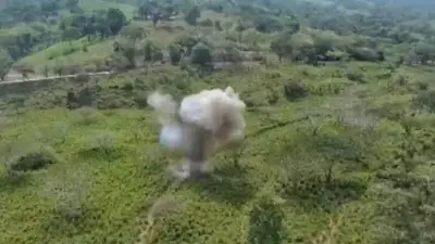 Explosivos hallados en vía Cúcuta-Sardinata obligan a restricción y detonación controlada