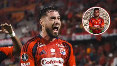 Frank Fabra celebra con broma tras clasificación del Medellín a Libertadores