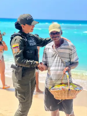 Gaula de Cartagena intensifica campaña contra secuestro y extorsión en Barú