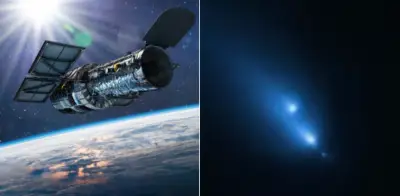 Hubble capta fragmentación excepcional del cometa C/2025 K1 en cuatro partes