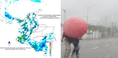 Ideam alerta sobre primera temporada de lluvias en Colombia: departamentos más afectados