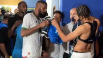 Insólito en La Bombonera: Jugadores de Mauritania se pelean por camisetas argentinas tras derrota