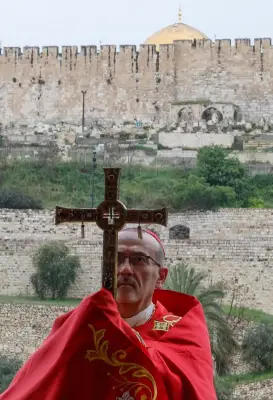Israel impide al cardenal Pizzaballa celebrar misa del Domingo de Ramos en Jerusalén