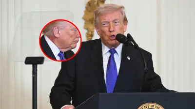 Mancha en el cuello de Donald Trump genera especulación sobre su salud en Estados Unidos