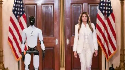 Melania Trump sorprende al presentar robot humanoide en cumbre educativa de la Casa Blanca