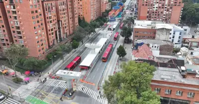 Metro de Bogotá avanza al 73.75%: Inicia complejo izaje de viaducto en Caracas con 34