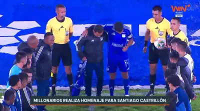 Millonarios rinde emotivo homenaje a Santiago Castrillón, joven promesa fallecida
