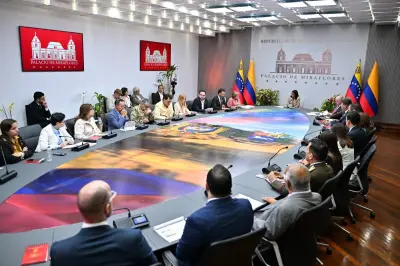 Ministros colombianos se reúnen con Delcy Rodríguez en Caracas para impulsar agenda bilateral