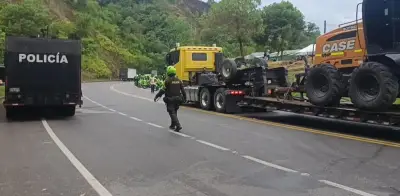 Operativo relámpago en Antioquia desbloquea vía a la Costa Atlántica tras paro minero
