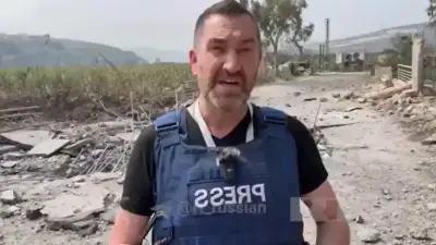 Periodista sobrevive a misil en transmisión en vivo desde Líbano: video impacta al mundo