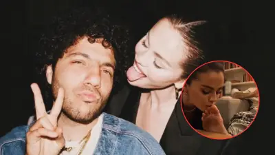 Polémica mundial por beso de Selena Gomez a pies sucios de su esposo Benny Blanco