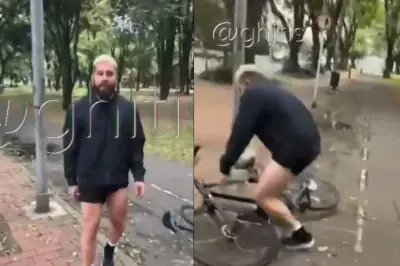 Polémica por video de Levy Rincón golpeando a ciclista en El Virrey de Bogotá