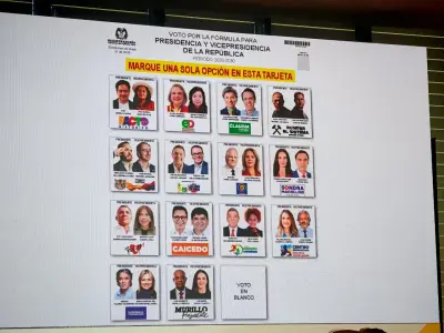 Registraduría define orden del tarjetón presidencial para primera vuelta electoral