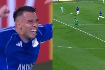 Rodrigo Contreras marca gol desde mitad de cancha en vibrante clásico colombiano