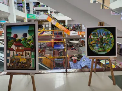 San Gil acoge el Tercer Salón Regional de Pintura en centro comercial
