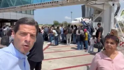 Senador Gómez Amín denuncia evacuación de avión en Barranquilla por amenaza de bomba