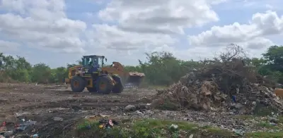 Soledad retira 220 toneladas de basura para reducir riesgo aviario en aeropuerto Cortissoz