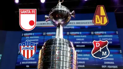 Sorteo Libertadores 2026: Santa Fe, Junior, DIM y Tolima conocerán rivales hoy