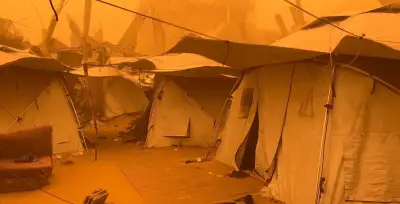 Tormenta de arena agrava crisis humanitaria en Gaza: desplazados sufren condiciones extremas