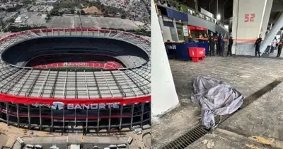 Tragedia en reapertura del Estadio Azteca: hombre muere al caer de palcos durante México-Portugal