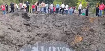 Vía Panamericana en Cauca: cráter de 22 metros tras ataque terrorista y bloqueos afectan movilidad