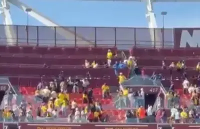 Violencia de hinchas colombianos empaña partido amistoso contra Francia en Washington