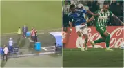 Agresión a fotógrafo de Millonarios en partido contra Nacional en Medellín