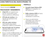 Apple lanza el iPhone 17e: características y precio desde US$600
