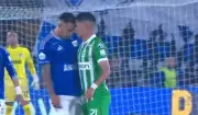 Atlético Nacional jugó con 9 hombres tras doble expulsión en clásico contra Millonarios