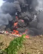 Avión Hércules de la Fuerza Aérea Colombiana se accidenta en Putumayo con más de 100 personas