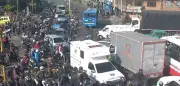 Bloqueo de motociclistas colapsa vía clave en Bogotá: caos matutino en la capital
