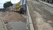 Bosa protesta por hundimiento en Avenida Santa Fe: bloquean vía exigiendo reparación urgente
