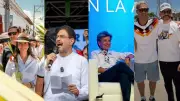Candidatos exponen mensajes de fe, coqueteos al centro y críticas en inicio de Semana Santa