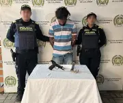 Capturan a alias 'el Peluo' con arma ilegal durante patrullaje en El Pozón, Cartagena
