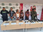 Capturan a cuatro presuntos integrantes de 'Los Pachencas' en Ciénaga, Magdalena