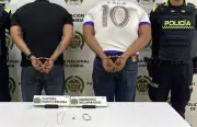 Capturan a dos hombres con extenso historial delictivo por hurto de joyas en Floridablanca