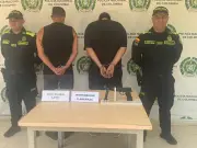 Capturan a dos hombres tras intercambio de disparos en parque Corona de Bucaramanga