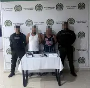 Capturan a 'Juancho' y 'Kike' con armas calibre 38 en operativo policial en Cartagena