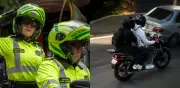 Capturan a motociclista por agredir a mujer policía en Terminal de Transporte de Bogotá