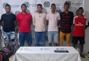 Capturan a seis integrantes de 'Los Silenciosos' en operativo policial en Plato, Magdalena